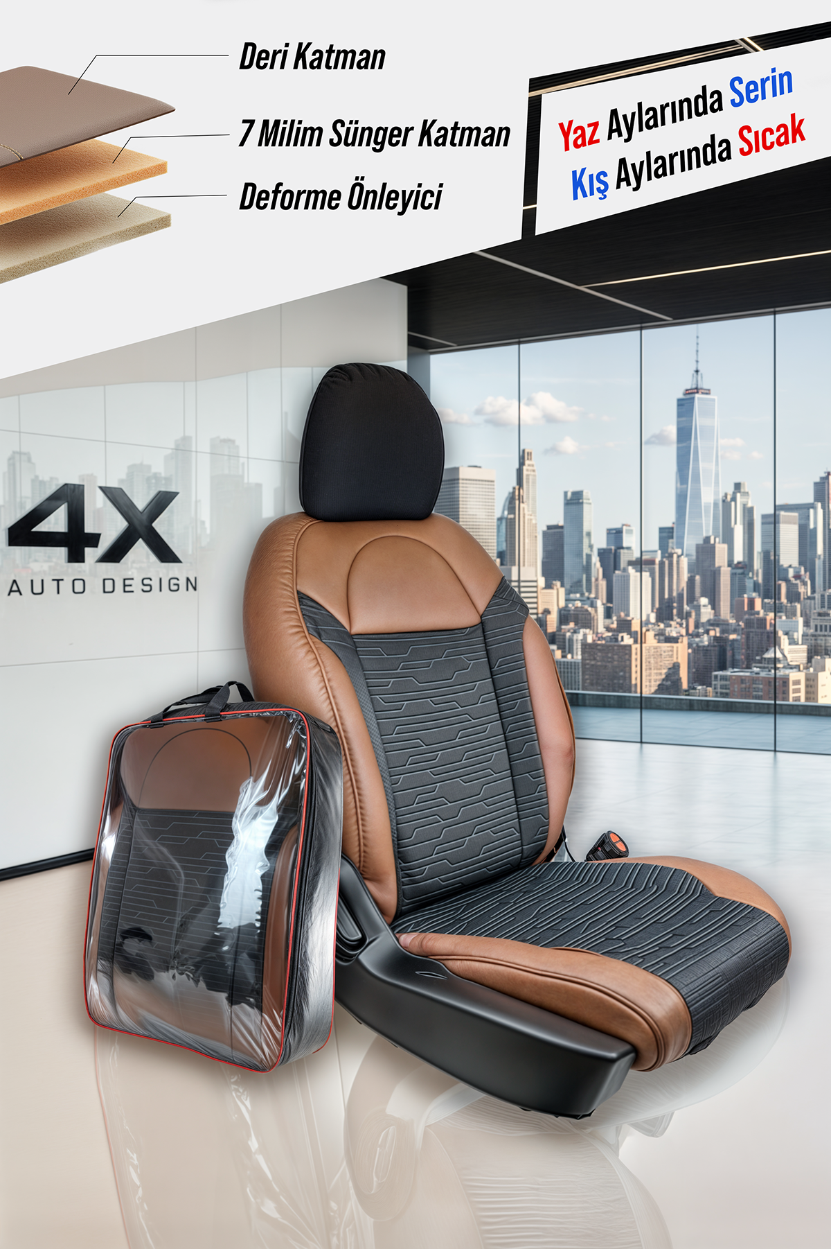 Lüks Tasarım Koltuk Kılıfı